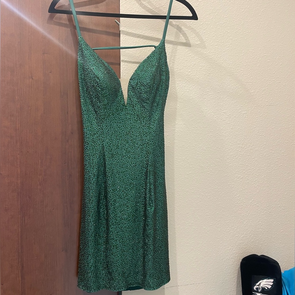 Sophia Thomas Beaded Mini Dress